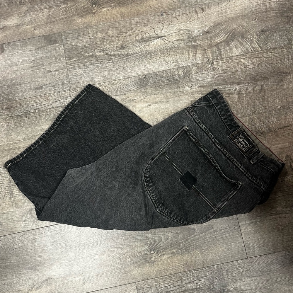 Vintage Marithé Francois Girbaud Dark Grey Jean Shorts